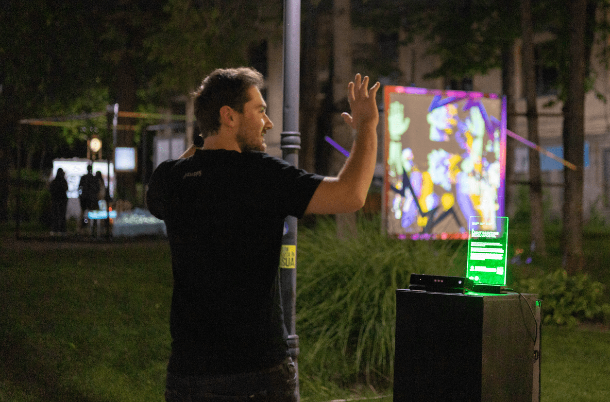 New Media District, cel mai mare show de arte vizuale din țară, a debutat la Iași cu un spectacol de lumini și video mapping